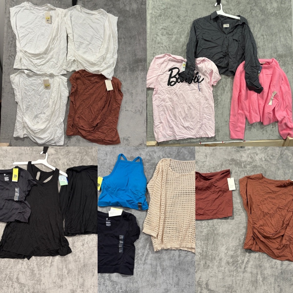 Lot of 15 Women's Large Shirts Sweater Tank Top